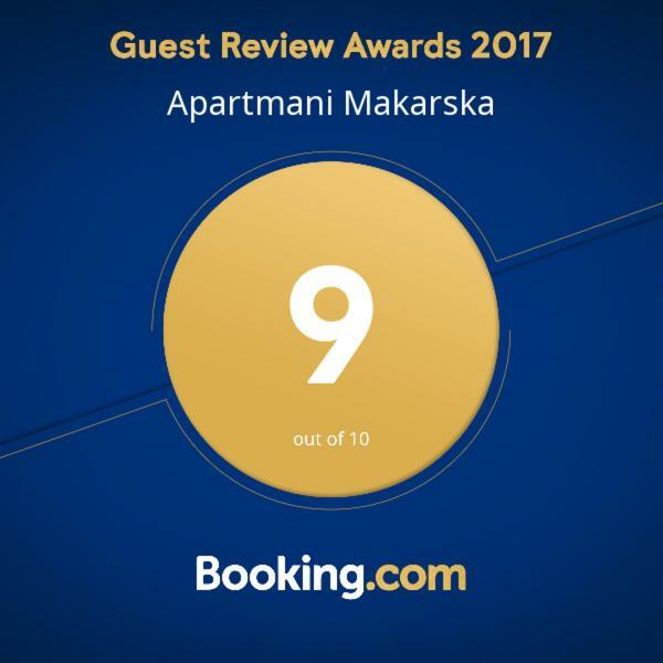 Apartmani Μακάρσκα Εξωτερικό φωτογραφία